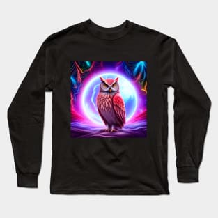 Neol Owl in Fairy Forest Long Sleeve T-Shirt